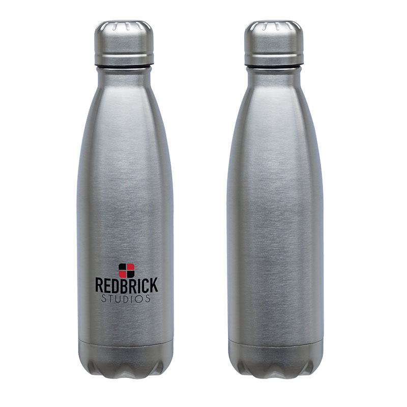 Palermo II 17 oz. Double Wall Stainless Steel Vacuum Bottle 1 Palermo II 17 oz. Double Wall Stainless Steel Vacuum Bottle 1