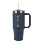 Acadia 40 oz. Double Wall, Stainless Steel Travel Mug - Navy Acadia 40 oz. Double Wall, Stainless Steel Travel Mug - Navy