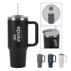 Acadia 40 oz. Double Wall, Stainless Steel Travel Mug 1 Acadia 40 oz. Double Wall, Stainless Steel Travel Mug 1