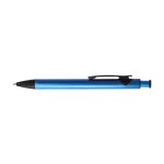 Illuminate Recycled Aluminum Plunge-Action Pen - Blue Illuminate Recycled Aluminum Plunge-Action Pen - Blue
