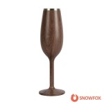 Snowfox 6 oz. Insulated Champagne Flute - Brown Snowfox 6 oz. Insulated Champagne Flute - Brown