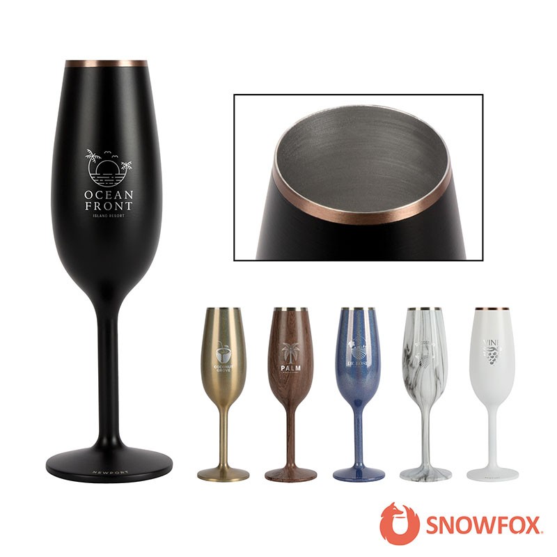 Snowfox 6 oz. Insulated Champagne Flute 1