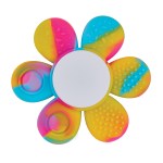Fafa Flower-Shaped Tactile Fidget Spinner - Multi-Colored Fafa Flower-Shaped Tactile Fidget Spinner - Multi-Colored