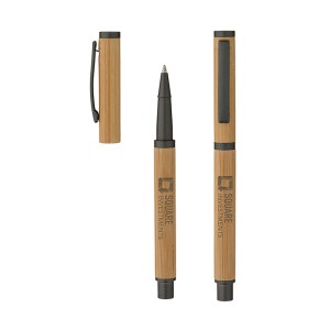 Hana Bamboo Cap-Off Ballpoint Pen 1 Hana Bamboo Cap-Off Ballpoint Pen 1