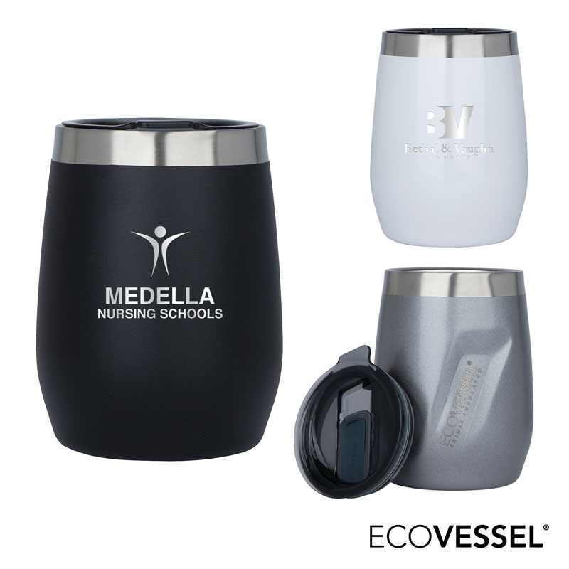 EcoVessel Port 10 oz. Vacuum Insulated Wine Tumbler 1