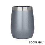 EcoVessel Port 10 oz. Vacuum Insulated Wine Tumbler - Silver EcoVessel Port 10 oz. Vacuum Insulated Wine Tumbler - Silver