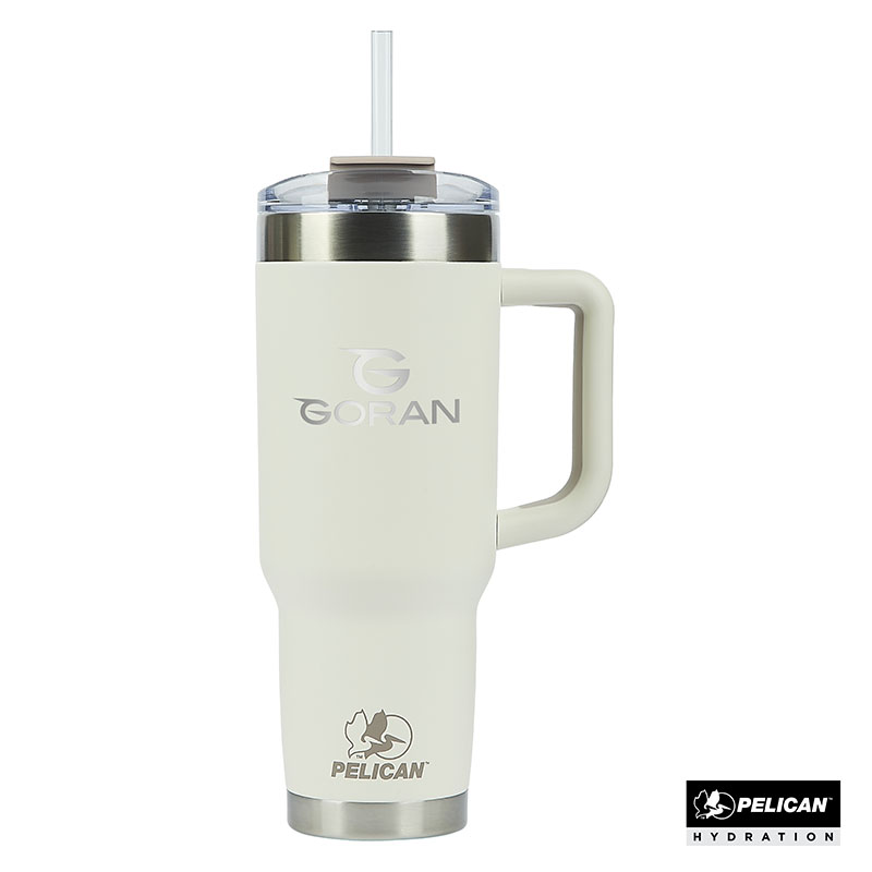 Pelican Porter 40 oz. Recycled Double Wall Stainless Steel Travel Tumbler 1