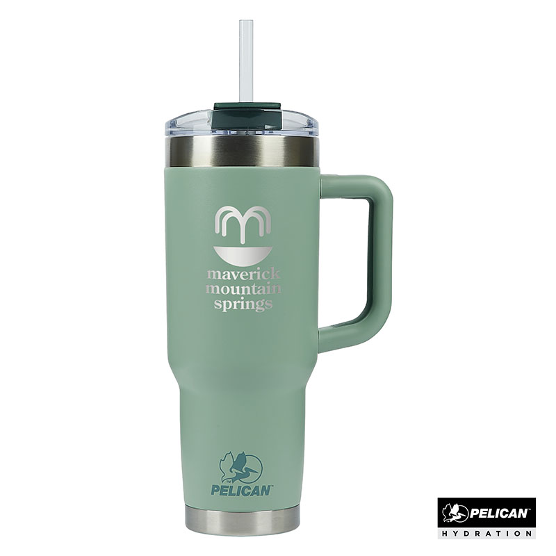Pelican Porter 40 oz. Recycled Double Wall Stainless Steel Travel Tumbler 1
