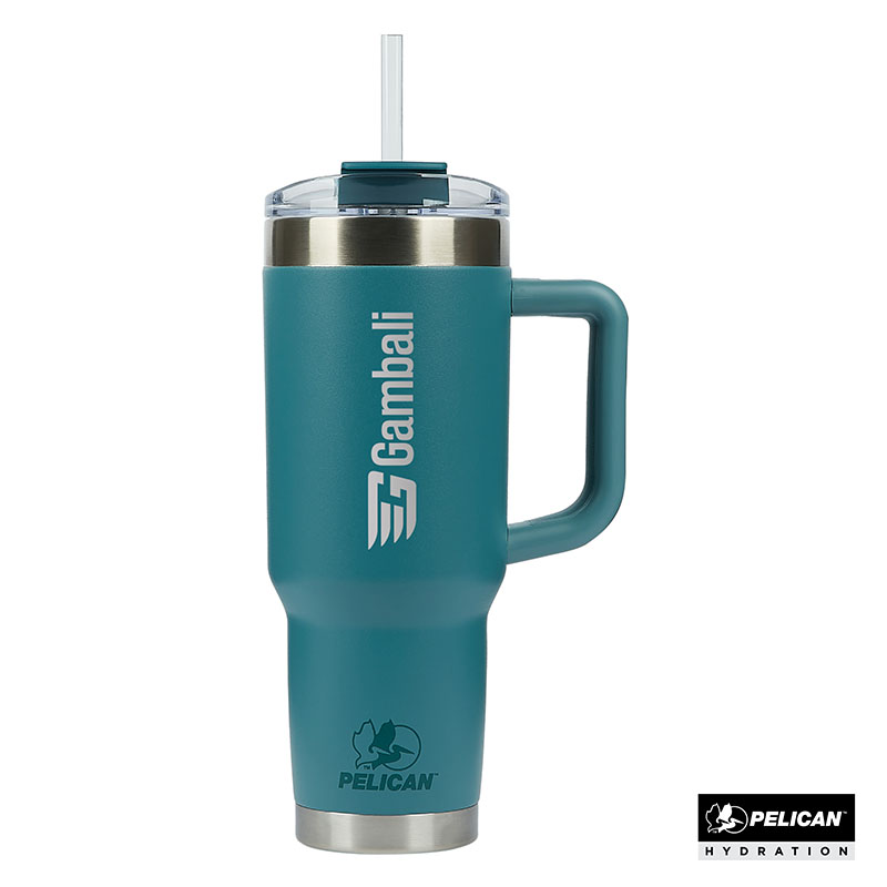 Pelican Porter 40 oz. Recycled Double Wall Stainless Steel Travel Tumbler 1