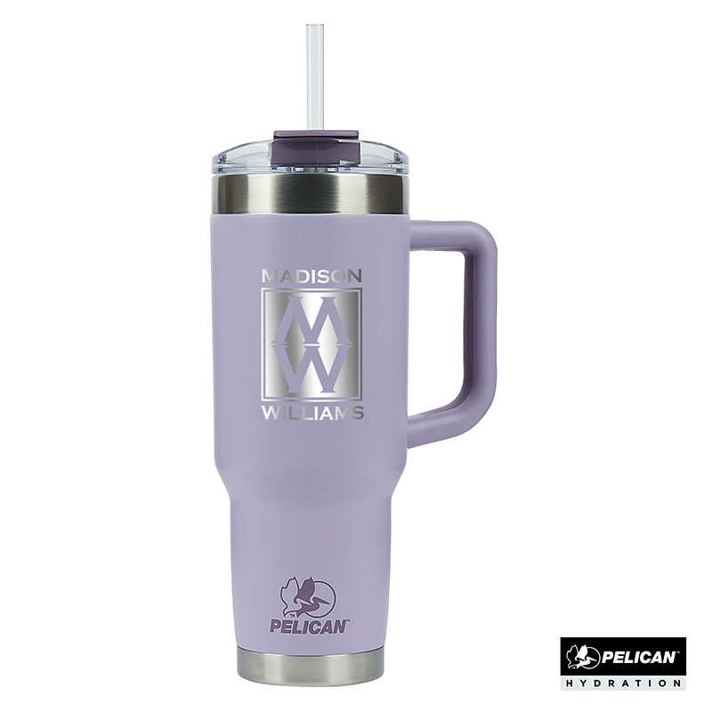 Pelican Porter 40 oz. Recycled Double Wall Stainless Steel Travel Tumbler 1