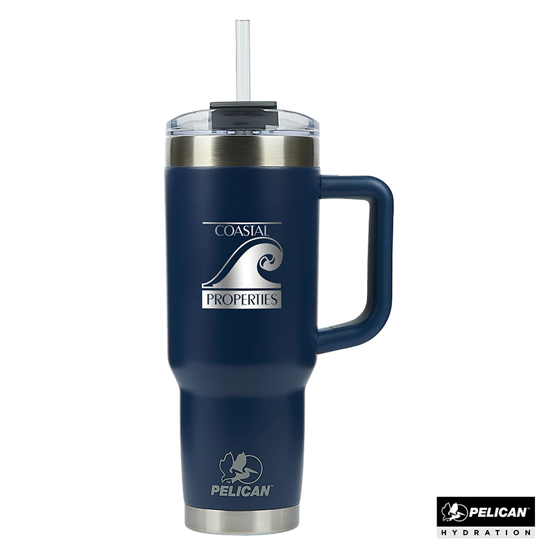 Pelican Porter 40 oz. Recycled Double Wall Stainless Steel Travel Tumbler 1