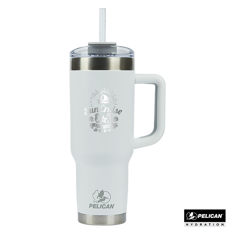 Pelican Porter 40 oz. Recycled Double Wall Stainless Steel Travel Tumbler 1