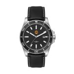 42.5mm, Ss, Silver Case, Bk Bezel, 3-Hand Mvt, Dte 1 42.5mm, Ss, Silver Case, Bk Bezel, 3-Hand Mvt, Dte 1