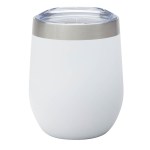 Brisbane 12 oz. Stainless Steel Wine Tumbler - White Brisbane 12 oz. Stainless Steel Wine Tumbler - White