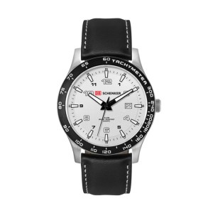 43.5mm, Ss, Silver Case, Bk Bezel, 3-Hand Mvt, Dte 1 43.5mm, Ss, Silver Case, Bk Bezel, 3-Hand Mvt, Dte 1