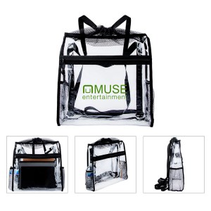 Ramsey Clear Drawstring Backpack 1 Ramsey Clear Drawstring Backpack 1