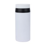Leo 12 oz. Double Wall Steel, Vacuum 360 Tumbler - White Leo 12 oz. Double Wall Steel, Vacuum 360 Tumbler - White