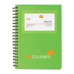 Cambridge Card Holder Notebook - Lime Cambridge Card Holder Notebook - Lime
