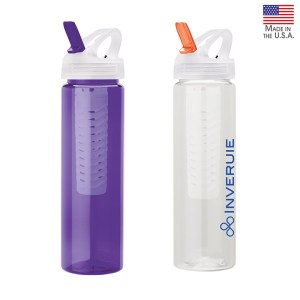 Laguna 32 oz. PET Bottle with Flip Spout & Infuser 1 Laguna 32 oz. PET Bottle with Flip Spout & Infuser 1