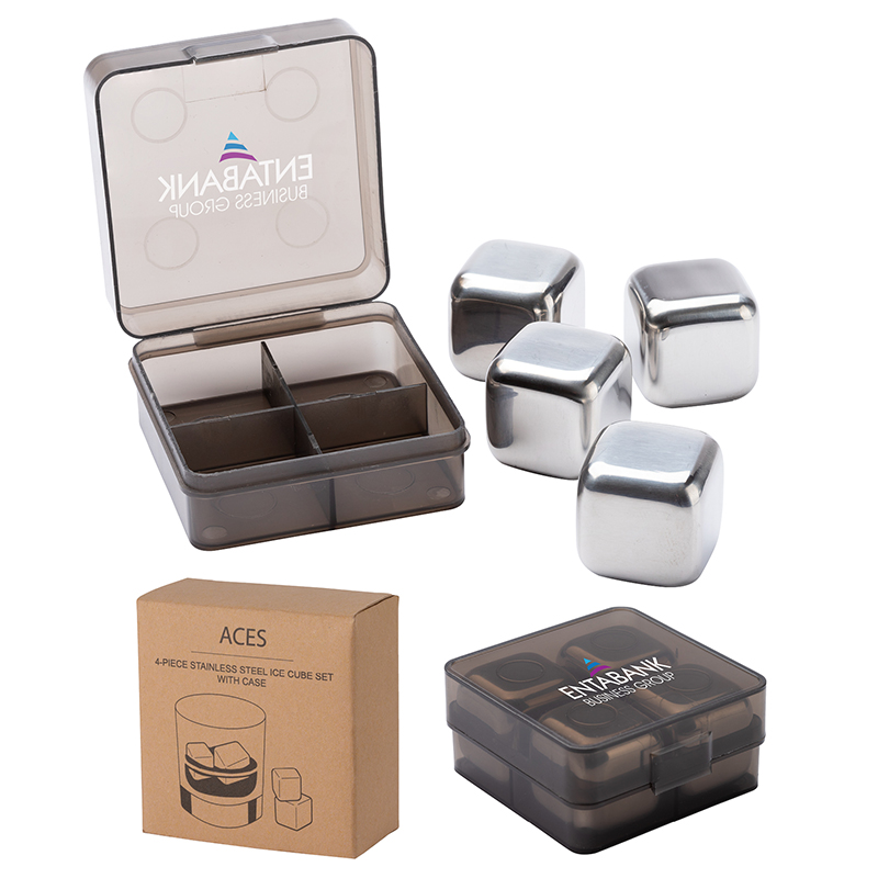 Aces 4-Piece Ice Cube Set 1 Aces 4-Piece Ice Cube Set 1