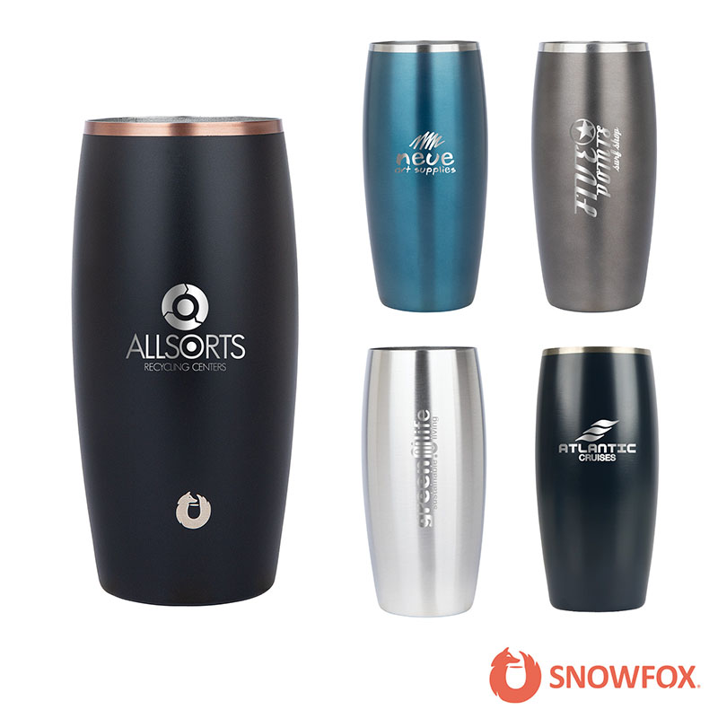 Snowfox 18 oz. Vacuum Insulated Beer Tumbler 1