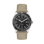 41mm, Ss, Silver Case, Bk Bezel, 3-Hand Mvt, Dte 1 41mm, Ss, Silver Case, Bk Bezel, 3-Hand Mvt, Dte 1