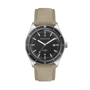 41mm, Ss, Silver Case, Bk Bezel, 3-Hand Mvt, Dte 1 41mm, Ss, Silver Case, Bk Bezel, 3-Hand Mvt, Dte 1