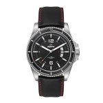 Wc5256 42.5mm Steel Silver Case, 3 Hand Mvmt, Black Dial, Dte Display, Bk Rotating Bezel, Leather St 1 Wc5256 42.5mm Steel Silver Case, 3 Hand Mvmt, Black Dial, Dte Display, Bk Rotating Bezel, Leather St 1