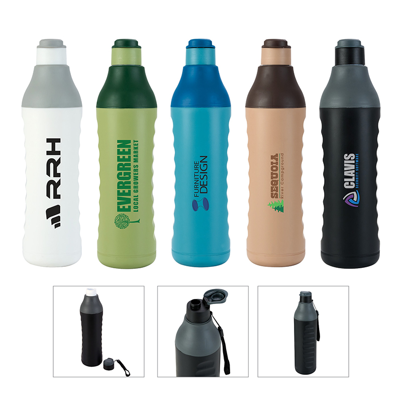 Hush 26 oz. Double Wall Polypropylene Water Bottle 1