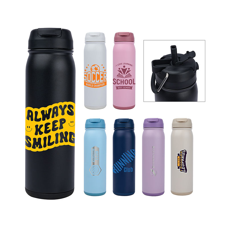 Dylan 24 oz. Double Wall, Stainless Steel Water Bottle 1