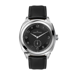 Watch Creations 40MM, 3 HAND WITH SMALL SECOND, STAINLESS STEEL CASE, BLACK DIAL, BLACK LEATHER STRA 1 Watch Creations 40MM, 3 HAND WITH SMALL SECOND, STAINLESS STEEL CASE, BLACK DIAL, BLACK LEATHER STRA 1