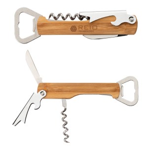 Malbec Multi-Function Bamboo Bar Tool 1 Malbec Multi-Function Bamboo Bar Tool 1