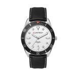 42mm, Silver Metal Case, Bk Bezel, 3-Hand Mvt 1 42mm, Silver Metal Case, Bk Bezel, 3-Hand Mvt 1