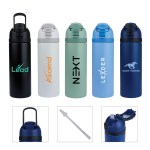 Dover 24 oz. PP / Steel Outer Dual Drinking Water Bottle 1 Dover 24 oz. PP / Steel Outer Dual Drinking Water Bottle 1