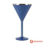 Snowfox 8 oz. Double Wall Steel Stemmed Martini Glass 2 Snowfox 8 oz. Double Wall Steel Stemmed Martini Glass 2
