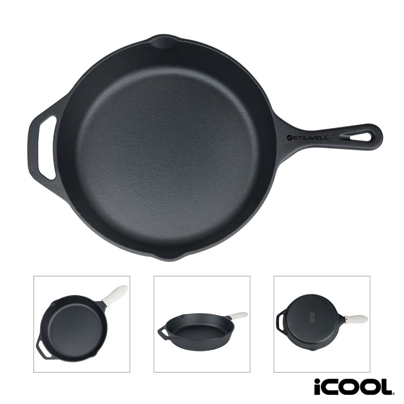 iCOOL Anchorage 10 Cast Iron Skillet / Frying Pan 1 iCOOL Anchorage 10 Cast Iron Skillet / Frying Pan 1