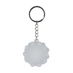Lala Push Pop Ball Keyring - White Lala Push Pop Ball Keyring - White