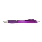 Wave - Clear Ballpoint Pen - Purple Wave - Clear Ballpoint Pen - Purple