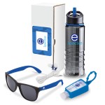 Olympic 4-Piece Fitness Gift Set - Blue Olympic 4-Piece Fitness Gift Set - Blue