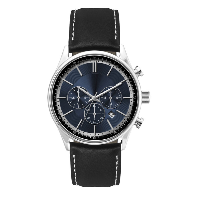 Unisex Watch Blue Sunray Dial Chronograph 1 Unisex Watch Blue Sunray Dial Chronograph 1