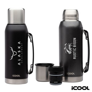 iCOOL Silverton 34 oz. Double Wall, Stainless Steel Water Bottle 1 iCOOL Silverton 34 oz. Double Wall, Stainless Steel Water Bottle 1