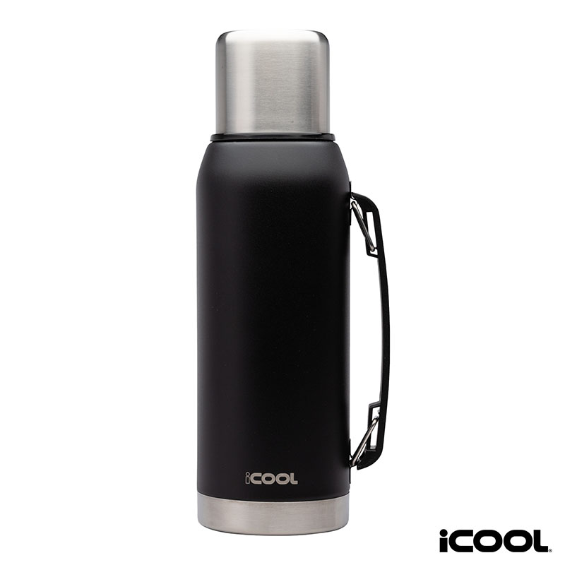 iCOOL Silverton 34 oz. Double Wall, Stainless Steel Water Bottle 1