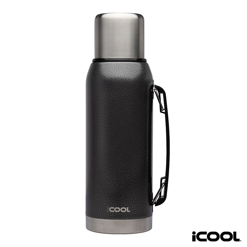 iCOOL Silverton 34 oz. Double Wall, Stainless Steel Water Bottle 1
