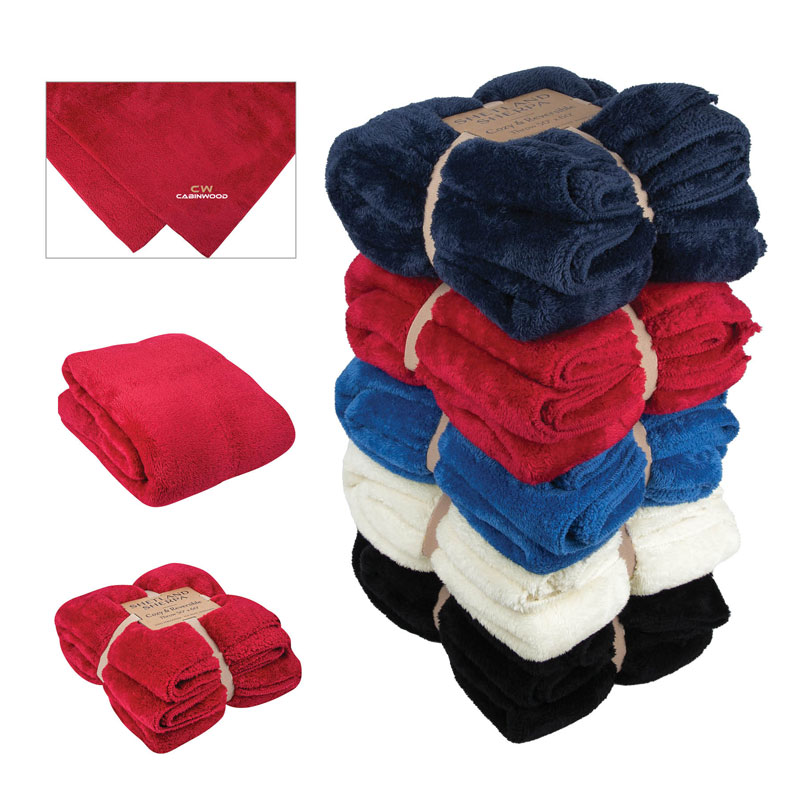 Shetland Sherpa 50 x 60 Reversible Blanket 1