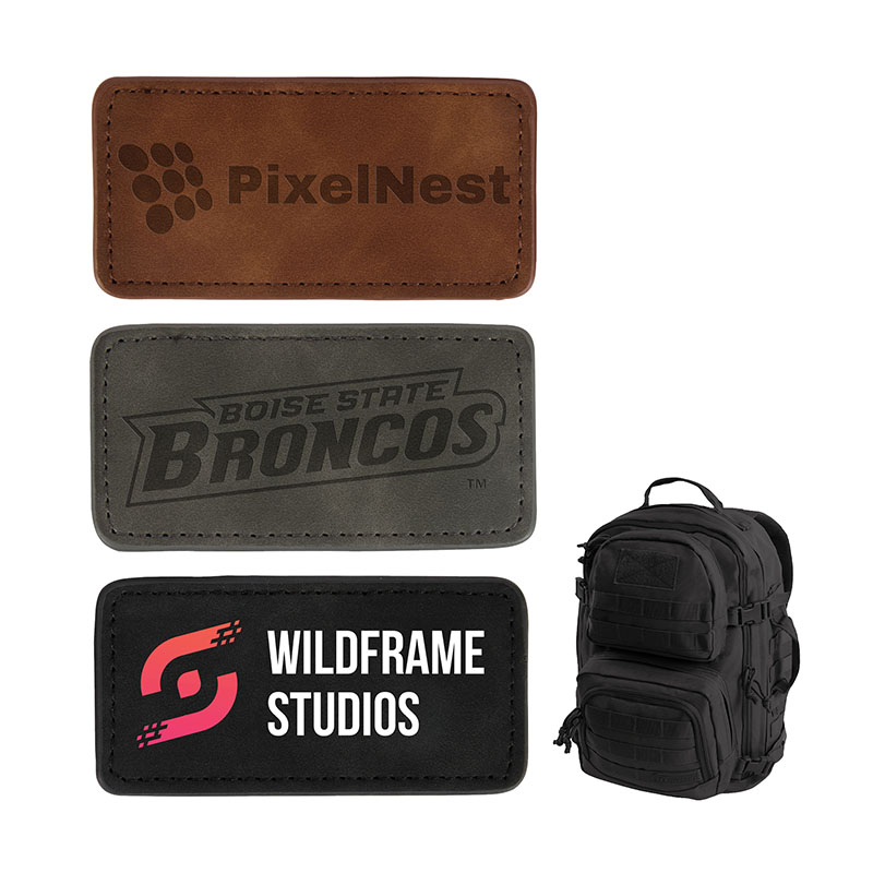 Leatherette Patch With Hook Backing 1 Leatherette Patch With Hook Backing 1