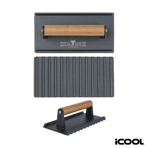 iCOOL Kodiak Rectangular Cast Iron Meat Press 1 iCOOL Kodiak Rectangular Cast Iron Meat Press 1