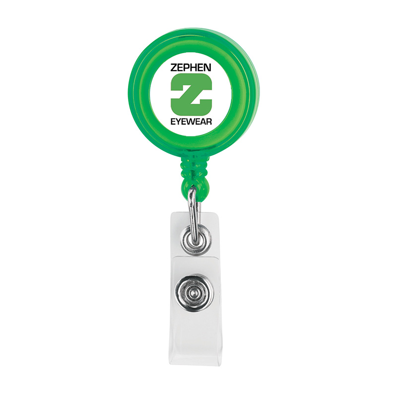 Delfino Badge Holder with Crocodile Clip 1