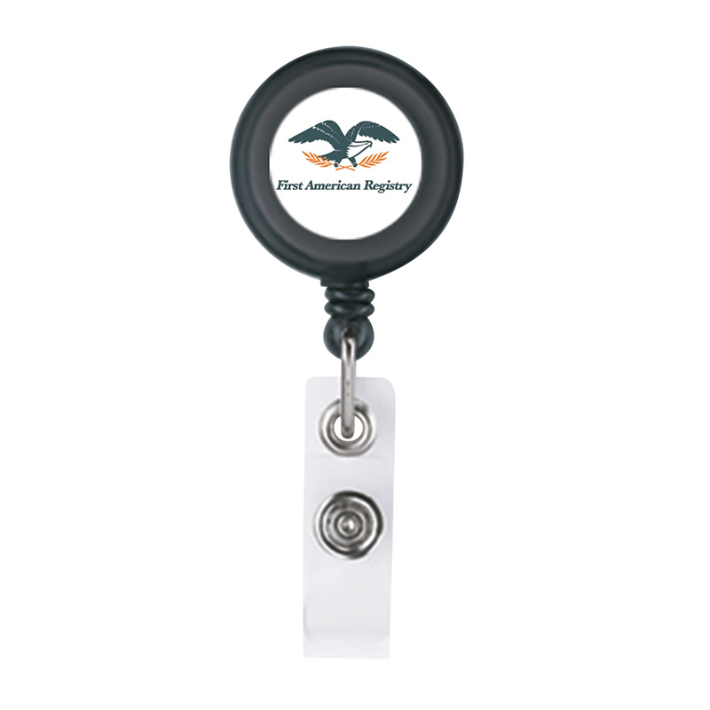 Delfino Badge Holder with Crocodile Clip 1