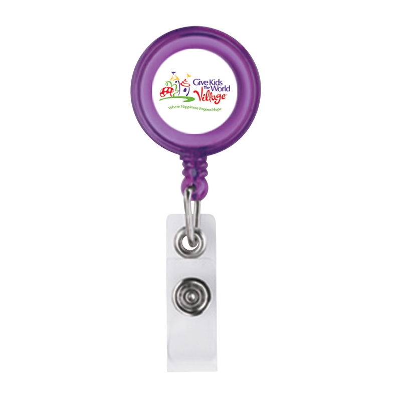 Delfino Badge Holder with Crocodile Clip 1
