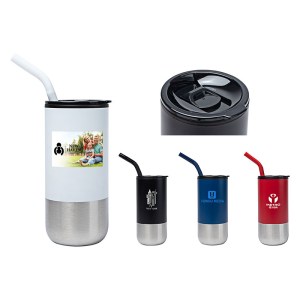 Emmett 18 oz. Double Wall Steel/PP Liner Tumbler 1 Emmett 18 oz. Double Wall Steel/PP Liner Tumbler 1